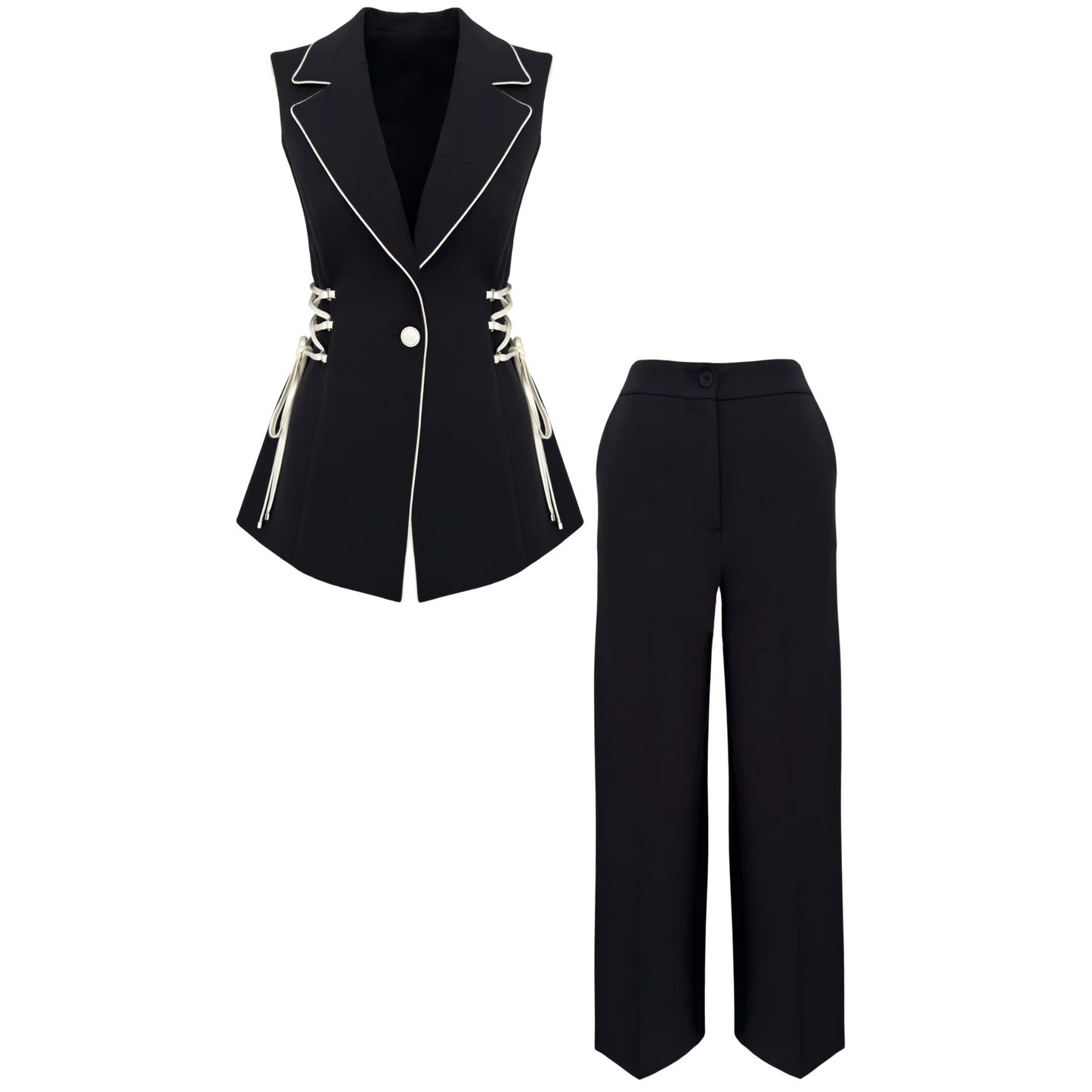 Vogue Black Set with side ties