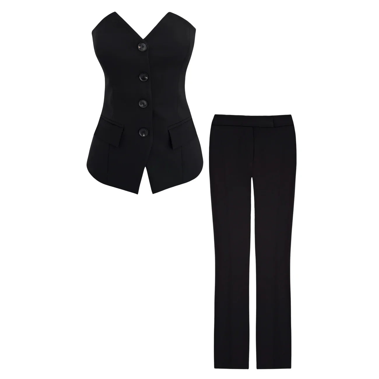 Lisa Strapless Collar Set