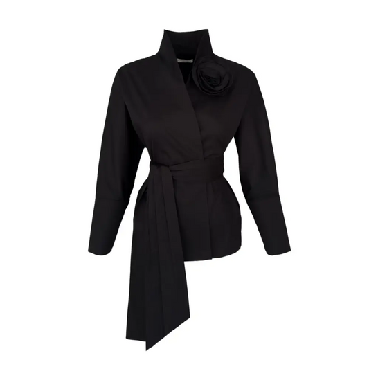 The Ivory Vogue Shirt and Skirt Set